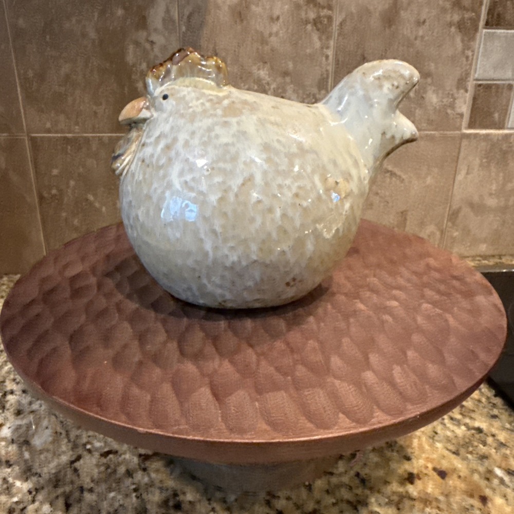 Charming Chicken Rooster Pottery Ceramic Whimsey Vibes Decor Farmhouse Country